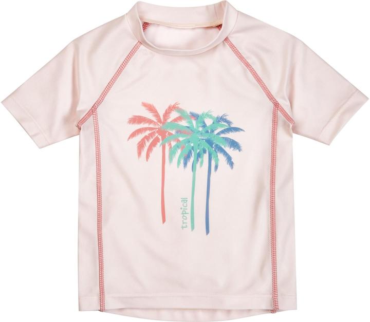 Playshoes UV-Shirt kurzarm Palmen Ecru Gr. 86/92 (92)