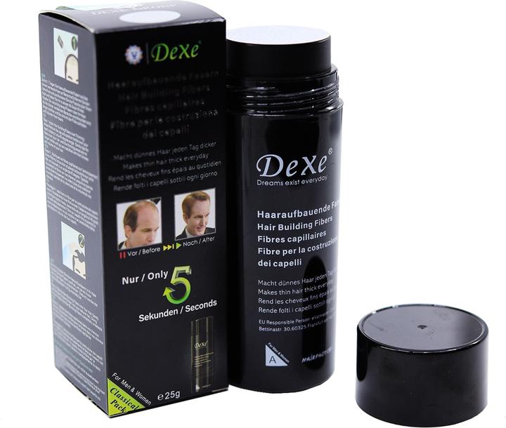Produktbild Dexe Toppik Haaraufbaufasern 22g (Schwarz)