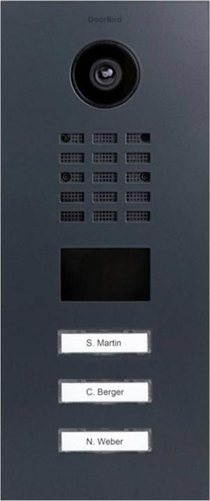 Produktbild Doorbird D2103V IP Video Türstation V4A Edelstahl, RAL 7016 (WLAN)