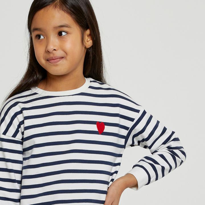 Immagine prodotto La Redoute Collections Felpa a righe con scollo rotondo (158)