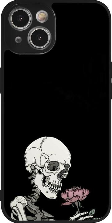 Immagine prodotto PhoneLook Coque Silicone rigide noir Halloween 2023 rosa e scheletro (Apple iPhone 14)