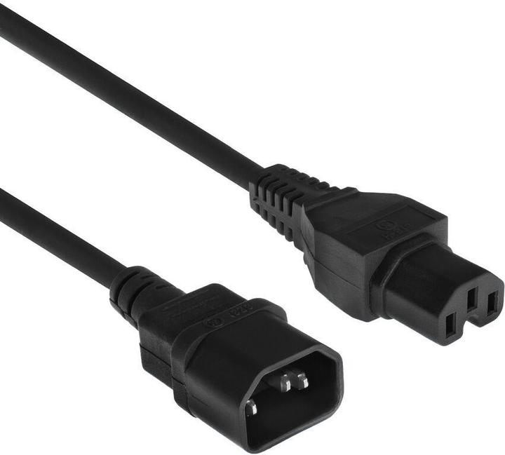 Actual product image Powercord C14 - C15 black 5 m (5 m)