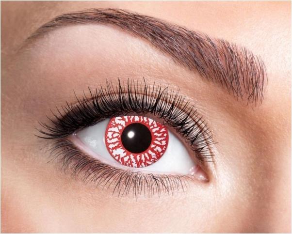 Image du produit Fasnacht Lentilles 3 mois Bloodshot (Rouge)
