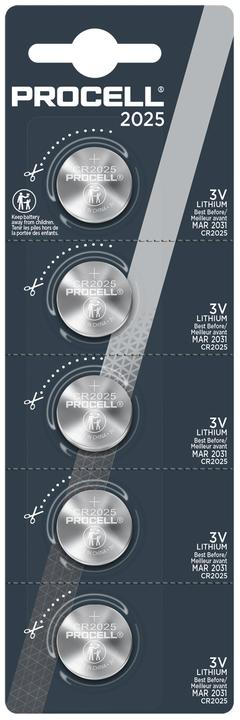 Produktbild Duracell Batterie Procell (5 Stk., CR2025, 165 mAh)