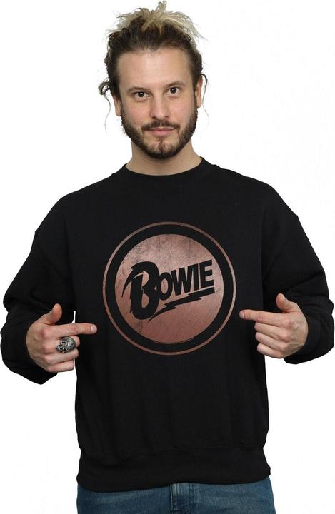 Produktbild David Bowie Rose Gold Circle Sweatshirt (L)