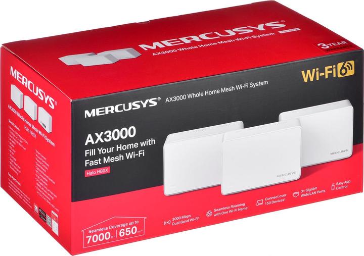 Immagine prodotto Mercusys Sistema Wi-Fi Mesh per tutta la casa AX3000