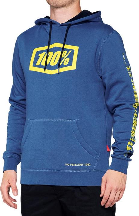 Produktbild 100% Herren Sweatshirt Burst -Pullover Sweatshirt Federal Blue Size Xl (neu) (XL)
