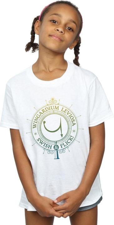 Actual product image Girls Wingardium Leviosa Cotton T-Shirt (116)