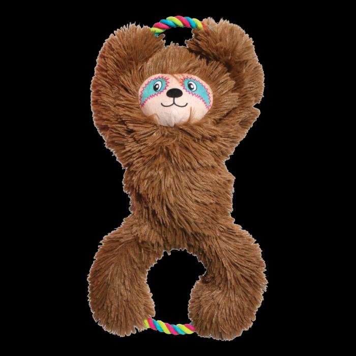 Produktbild KONG Tuggz Sloth (Plüschspielzeug Hund)