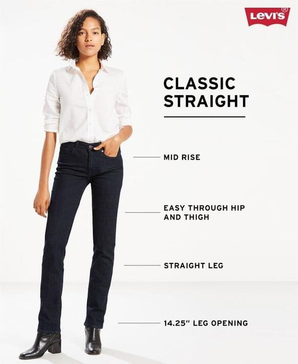 Image du produit Levis Classic Straight Jeans soft black (W30/L30)