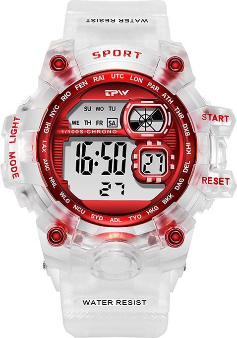 VR Shinecon Kinderuhr Modell Chromax, Rot