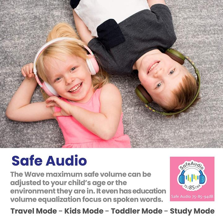 Image du produit Buddyphones Casque d'écoute pour enfants Wave