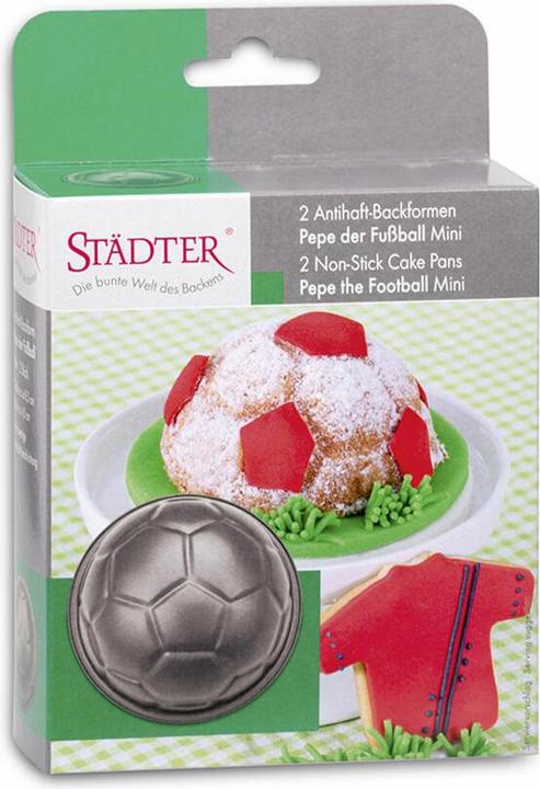Actual product image Städter Non-stick baking tins 2pcs Pep the football