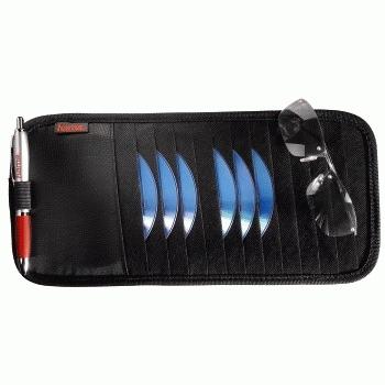 Actual product image Hama Sun visor bag 12 CD, black