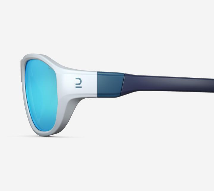 Actual product image Quechua Hiking sunglasses MH T500 children 6-10 years category 4 dark blue/orange