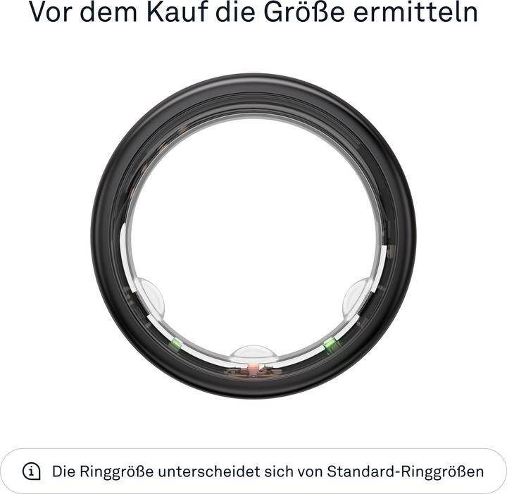 Produktbild Oura Ring Gen3 Horizon (12, Black)