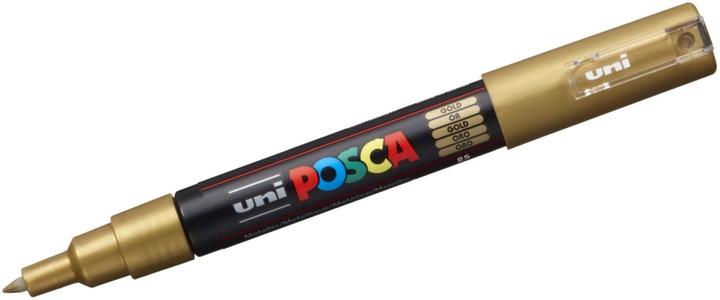 Immagine prodotto Posca Marchio PC-1M a punta tonda (Oro, Nero, 0.70 mm, 1 x)