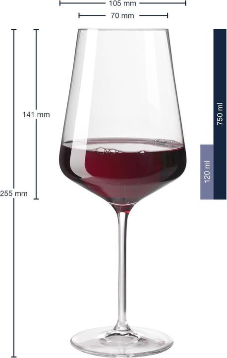 Productafbeelding Leonardo Puccini (12 cl, 1 Bril, Rode wijnglazen)