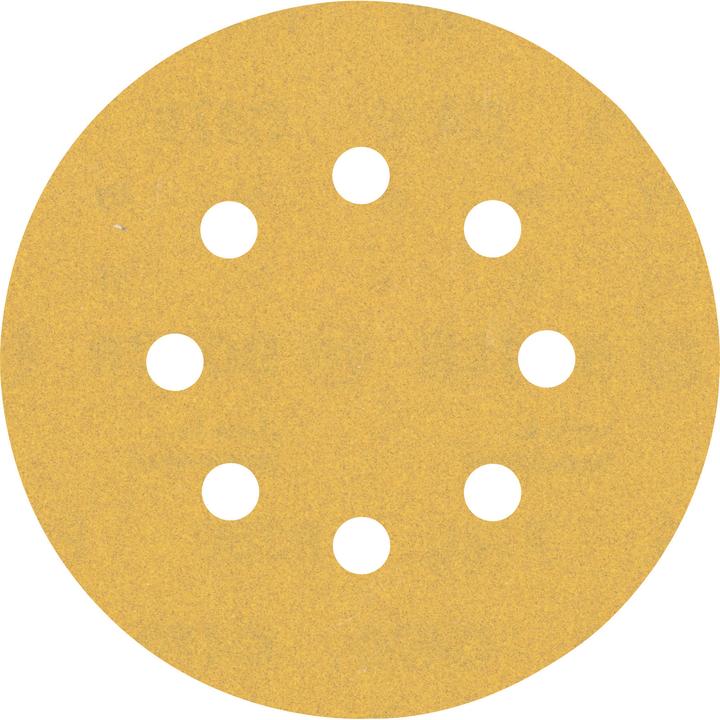 Image du produit Bosch Professional Zubehör EXPERT C470 Papier abrasif à 8 trous pour ponceuse excentrique, 125 mm, G 180, 50 pcs. (180)
