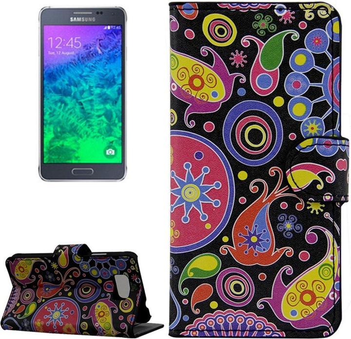 Actual product image König Design Mobile phone cover case for mobile Samsung Galaxy Alpha colour flash abstract (Samsung Galaxy Alpha)