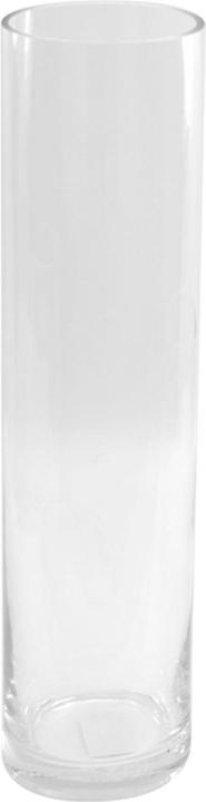 Produktbild Casativo Premium Glasvase Zylinder mit geschliffenem Rand, 10 x 40 cm (1 x, 10 x 40 cm)