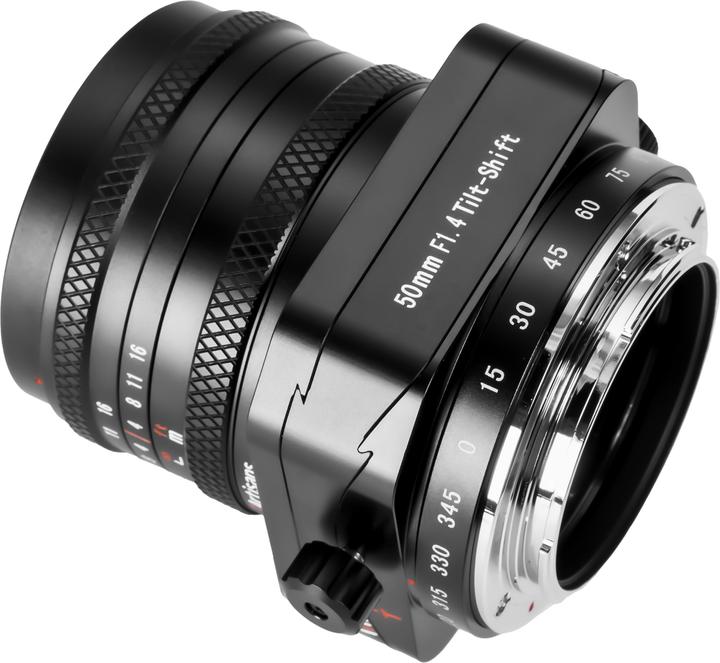 Actual product image 7artisans 50mm f/1.4 Tilt Shift Sony E (Sony E, APS-C / DX, full size)