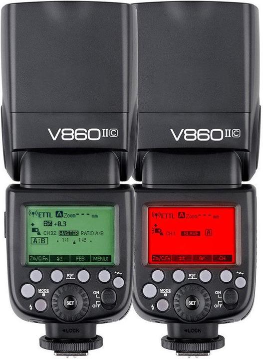 Actual product image Godox V860II Canon (Plug-on flash, Canon)