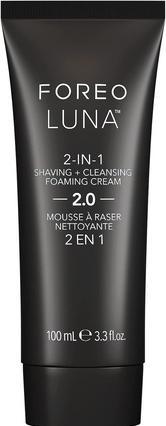 Actual product image Foreo Foaming cream for shaving and cleaning the skin 2 in 1 LUNAâ"¢ (Shaving + Clean sing (100 ml, Shaving brush)