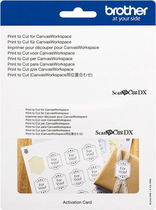 Actual product image Brother BT Print to Cut for CanvasWorkspace