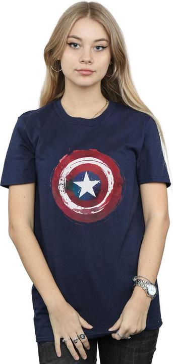 Produktbild Captain America Splatter Shield TShirt (L)
