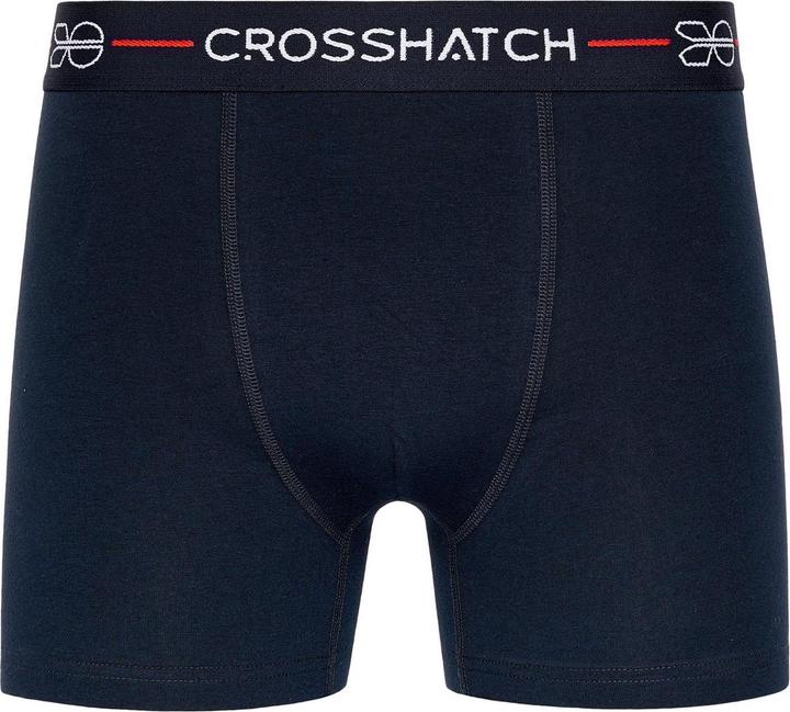 Actual product image Crosshatch Mens Locky Boxer Shorts (Pack of 3) (S, pack of 3)