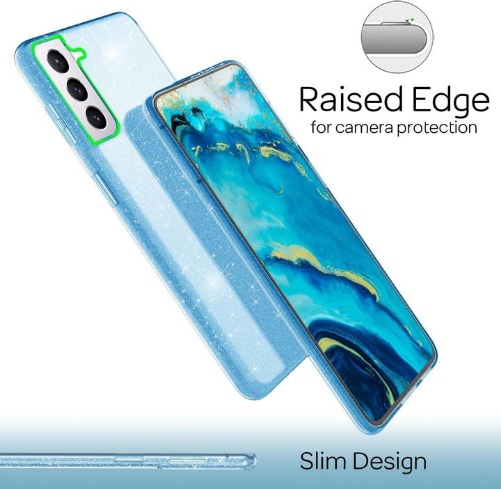 Produktbild Nalia Glitzer Handyhülle (Samsung Galaxy S22+)