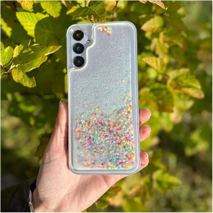 Actual product image iLike Galaxy A14 5G Silicone Case Water Glitter (Samsung Galaxy A14 5G)