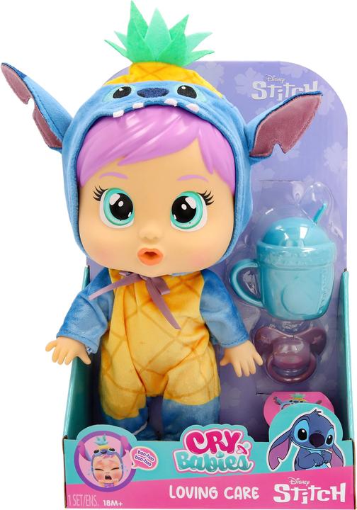 Cry Babies Loving Care Stitch Baby Doll