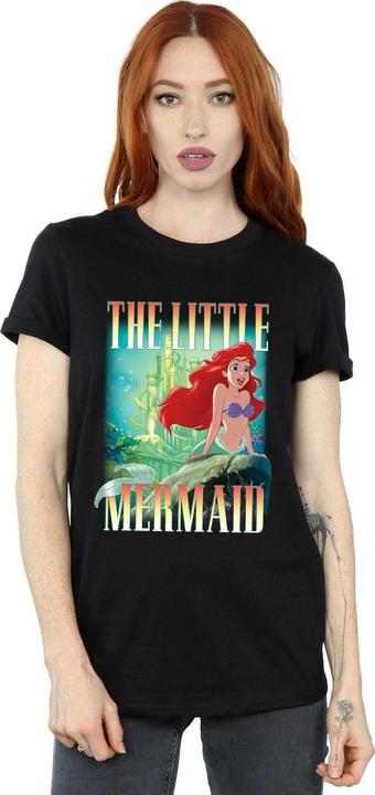 Image du produit The Little Mermaid Ariel Montage Coton Boyfriend TShirt (S)