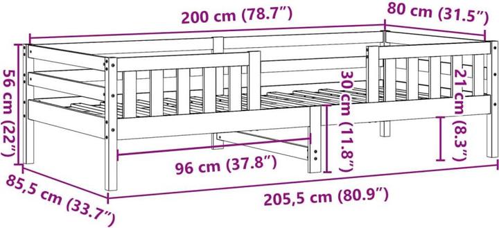 Image du produit VidaXL Kostandin (80 x 200 cm)