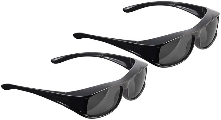 Image du produit Pearl Lot de 2 sur-lunettes de soleil "Day Vision Pro" pour porteurs de lunettes
