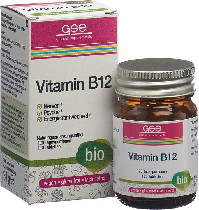 Immagine prodotto GSE Vitamine B12 Compact bio cpr (120 Pezzo/i, Pillole, 123 g)