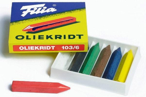 Immagine prodotto FILA Oliekridt filia, med spids, aeske a 6 stk. (6 x)
