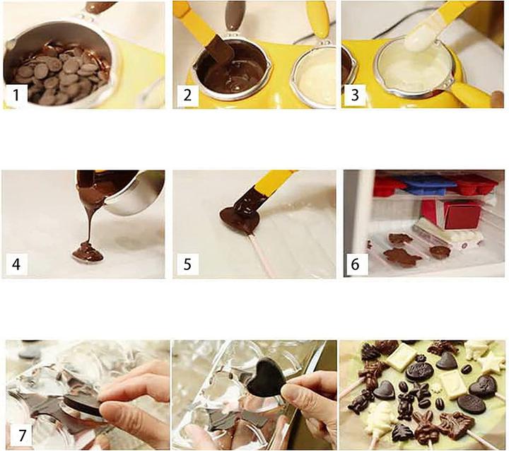 Image du produit Zerodis Fondoir à chocolat, Rose (Fondue au chocolat)
