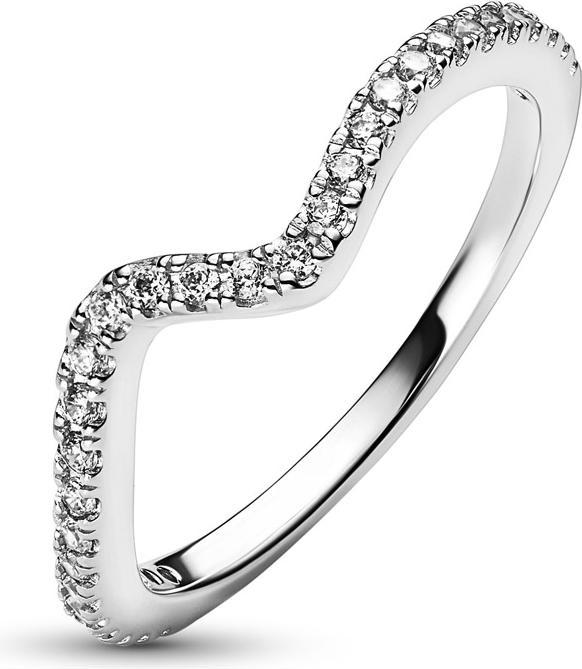 Produktbild Pandora Funkelnde Welle Ring (52, 925 Silber)