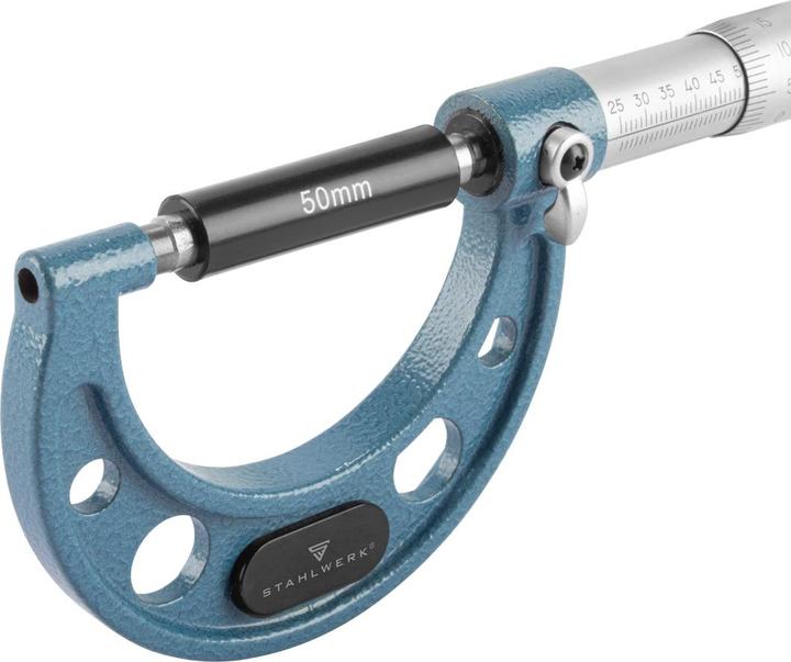 Produktbild Stahlwerk Bügelmessschraube 25-50 mm DIN 863 Mikrometer Messschraube