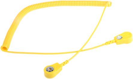 Image du produit Rs Pro Bracelet ESD, longueur 2m, Pressions, 4mm, Spiralé (Protection statique)