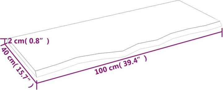 Actual product image VidaXL Lian (100 x 2 cm)