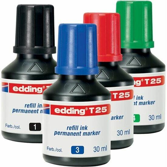 Actual product image Edding Refill ink T25 (ink cartridges, Blue, 35 mm)