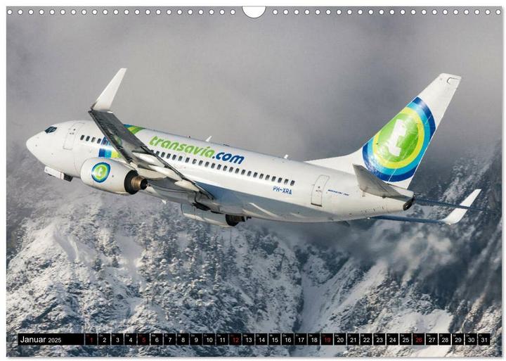 Produktbild :Flugzeugkalender (Wandkalender (A3, Deutsch)