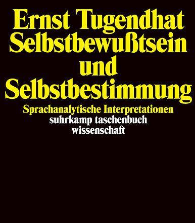 Image du produit Selbstbewusstsein und Selbstbestimmung (Allemand, Ernst Tugendhat, 1997)
