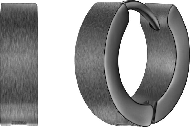 Actual product image True Rebels Men's hoop earrings - 36682 (Stainless steel)