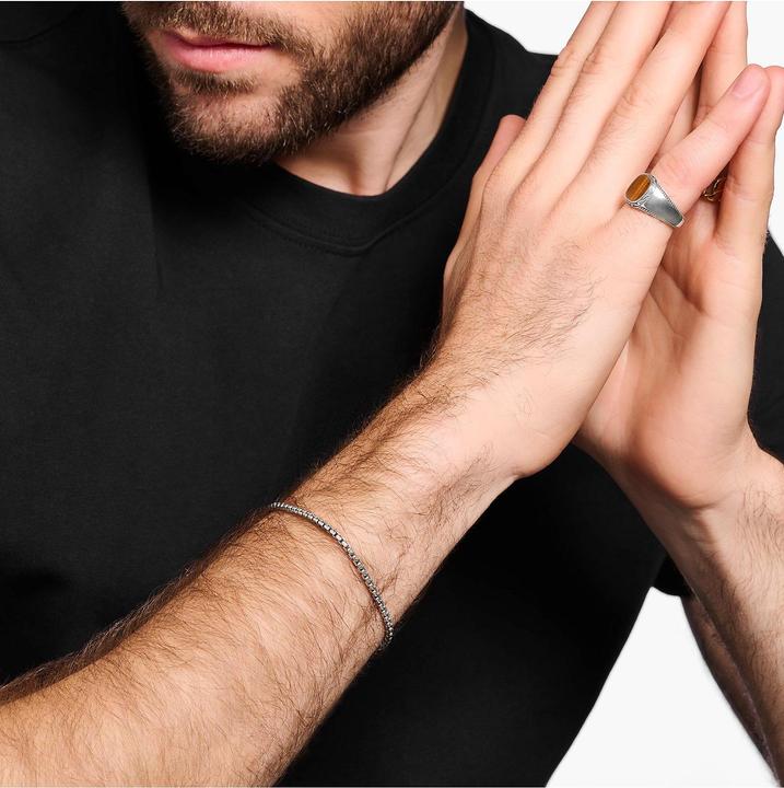 Immagine prodotto Thomas Sabo Bracciale Venezia Argento Annerito (19 cm, Argento 925)