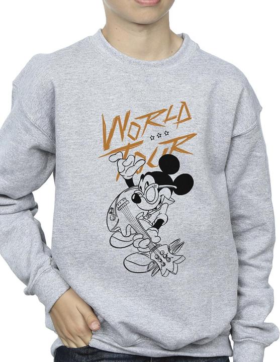 Actual product image Disney Boys Mickey Mouse World Tour Line Sweatshirt (152, 158)